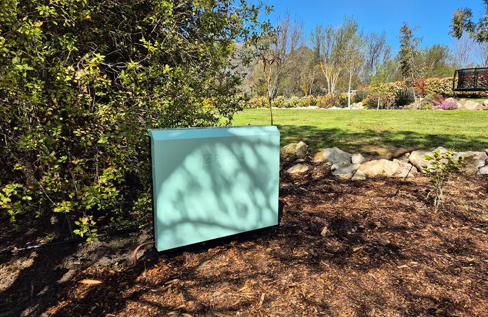 FilterWall in a garden bed